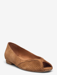 Tiffy - CALF SUEDE BAMBOO BROWN