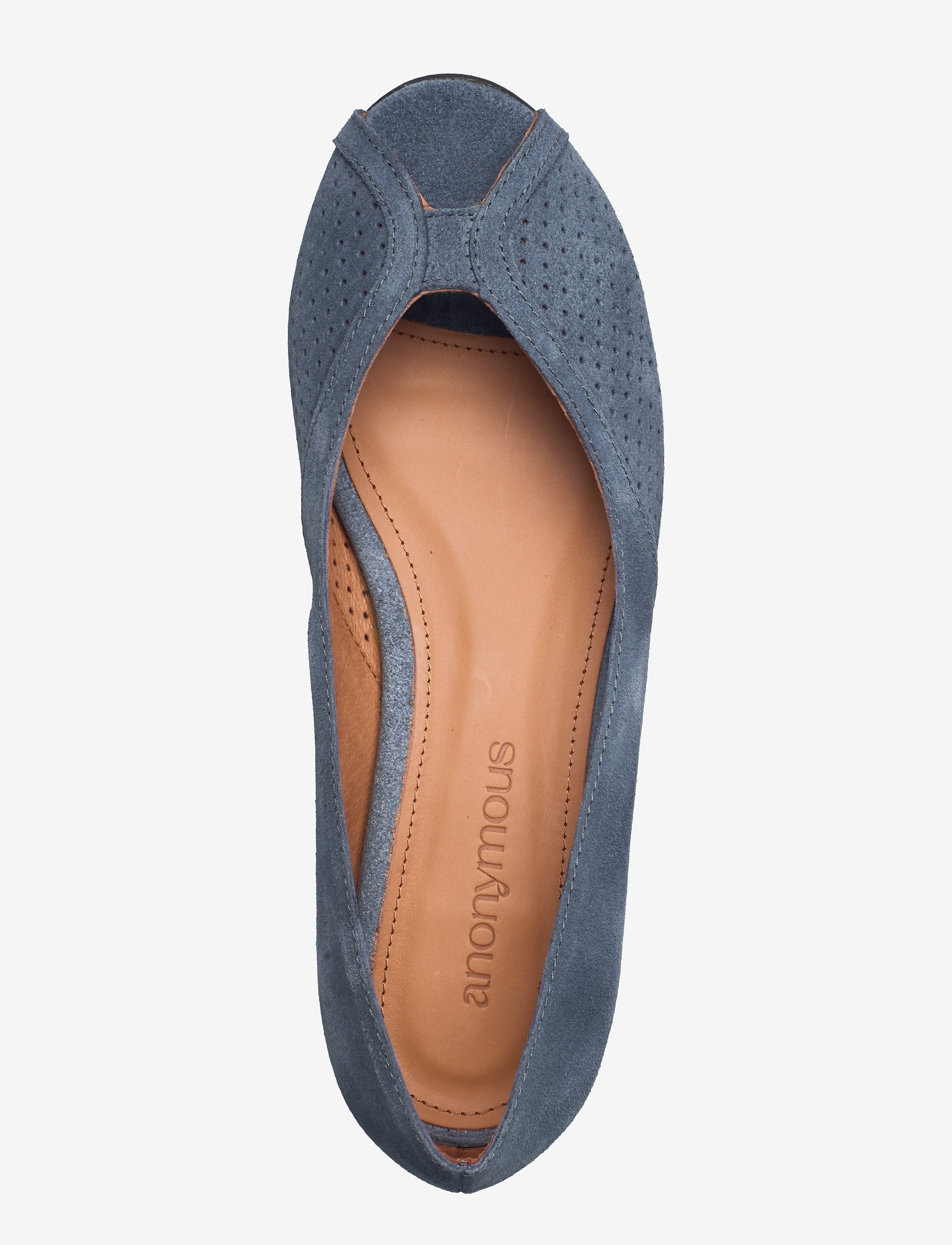 Anonymous Copenhagen - Tiffy - særlige begivenheder - calf suede denim blue - 3