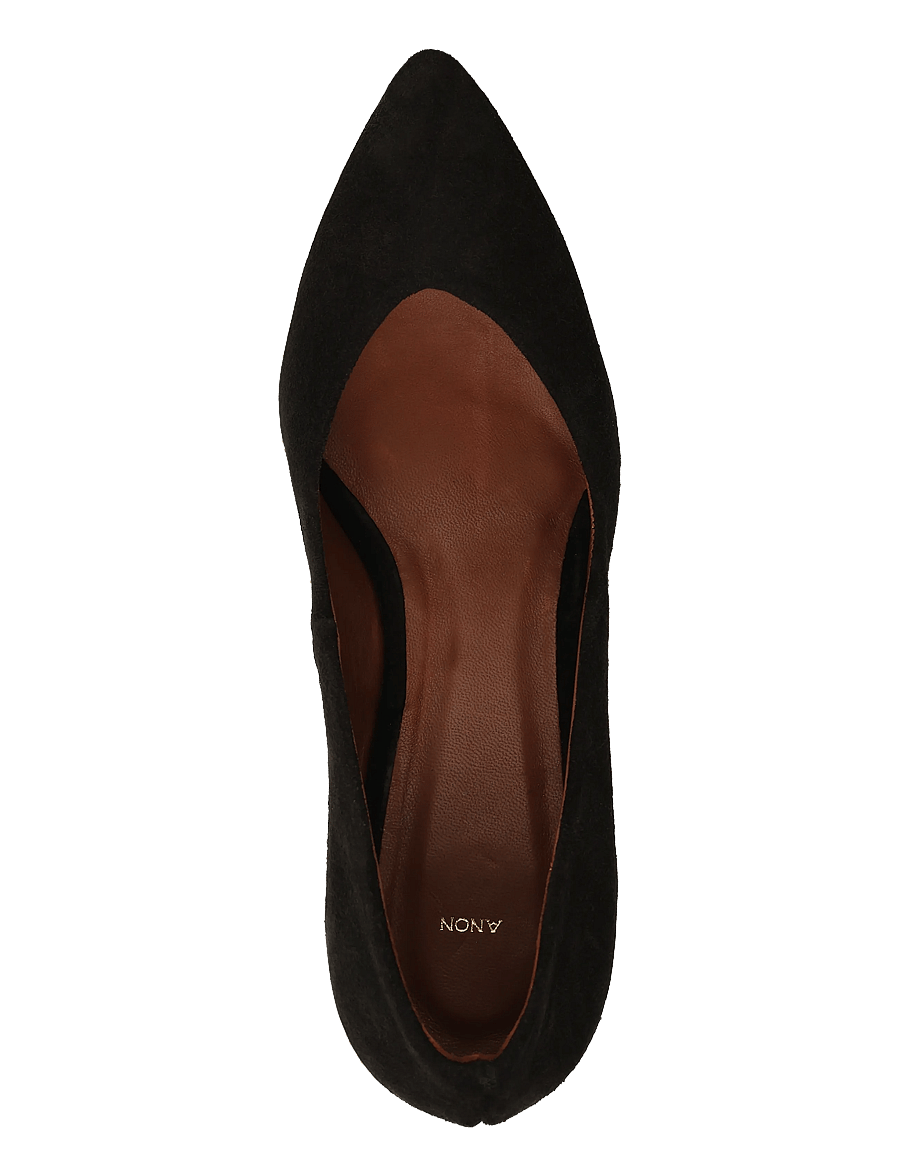 Anonymous Copenhagen - Trini 55 - kontsakingad - calf suede black - 3