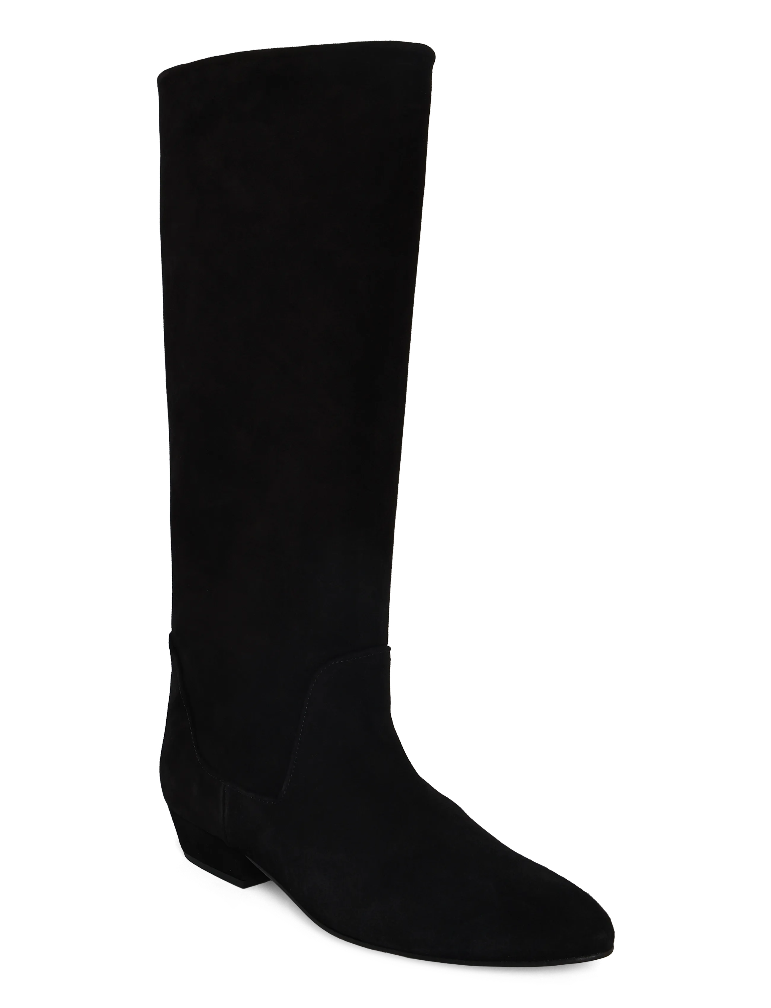 Anonymous Copenhagen Valle 20 - Kniehohe Stiefel - CALF SUEDE BLACK / black