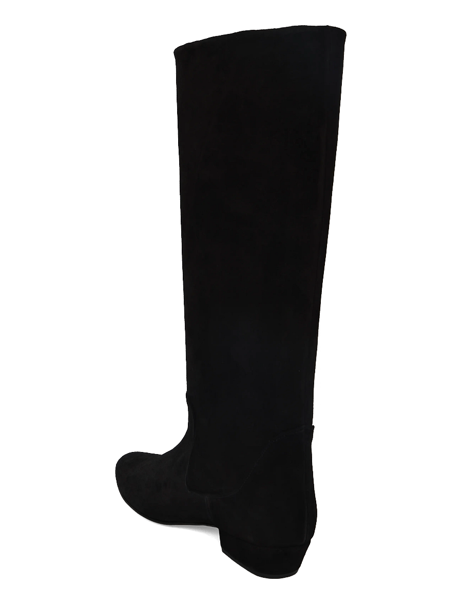 Anonymous Copenhagen - Valle 20 - kniehohe stiefel - calf suede black - 1