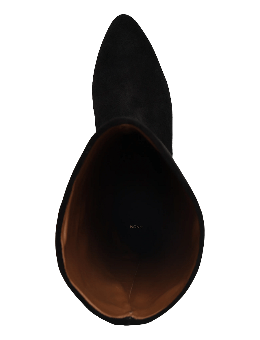 Anonymous Copenhagen - Valle 20 - kniehohe stiefel - calf suede black - 3