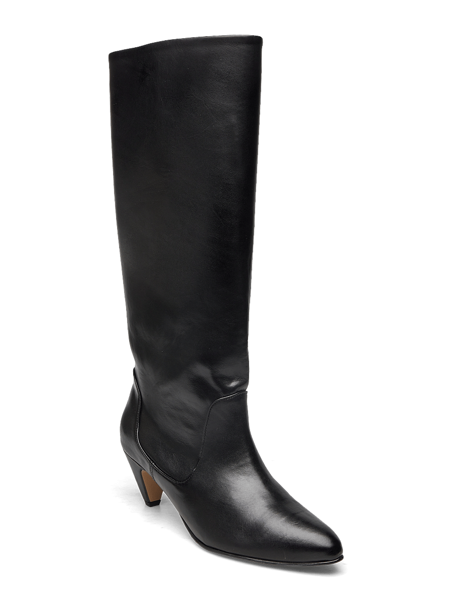 Anonymous Copenhagen - Valle 50 stiletto - põlveni saapad - soft calf black - 0