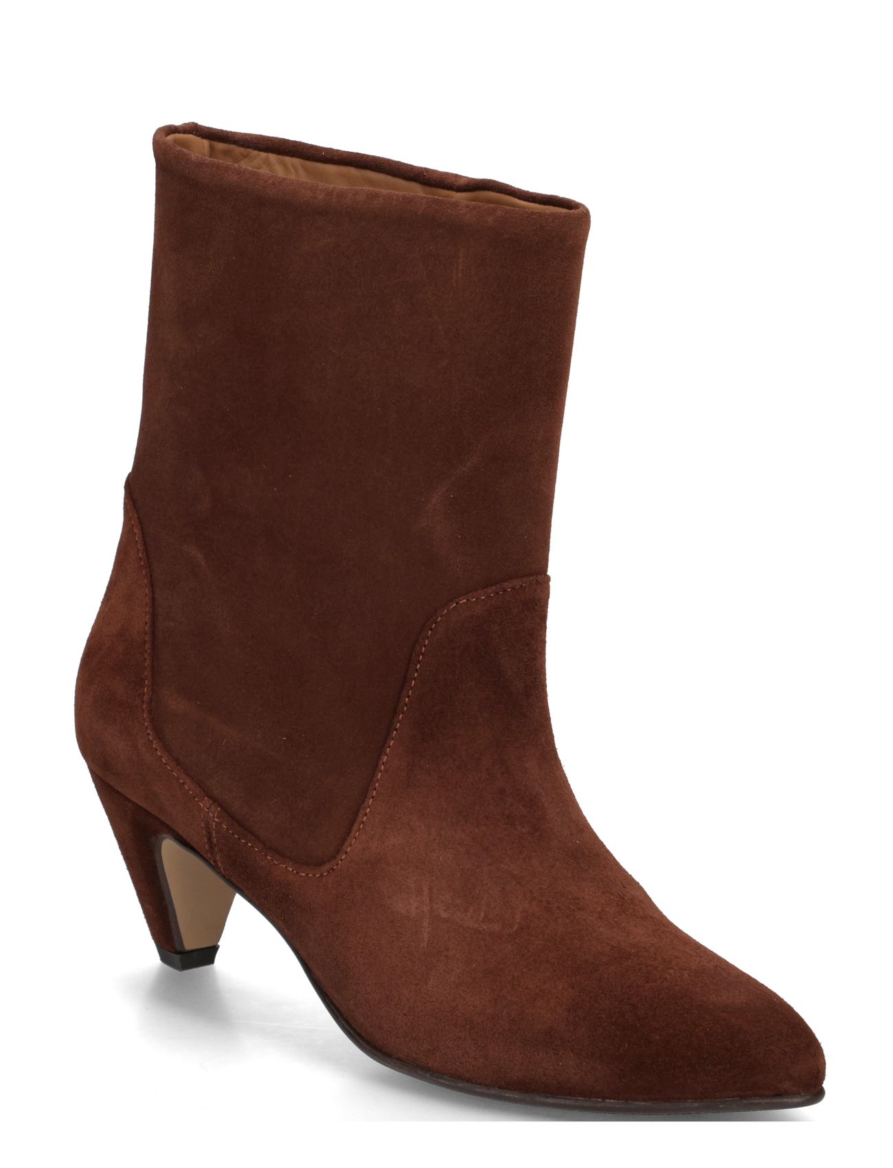 Anonymous Copenhagen Vanni 50 stiletto - Stiefel - CALF SUEDE CHOCOLATE / brown