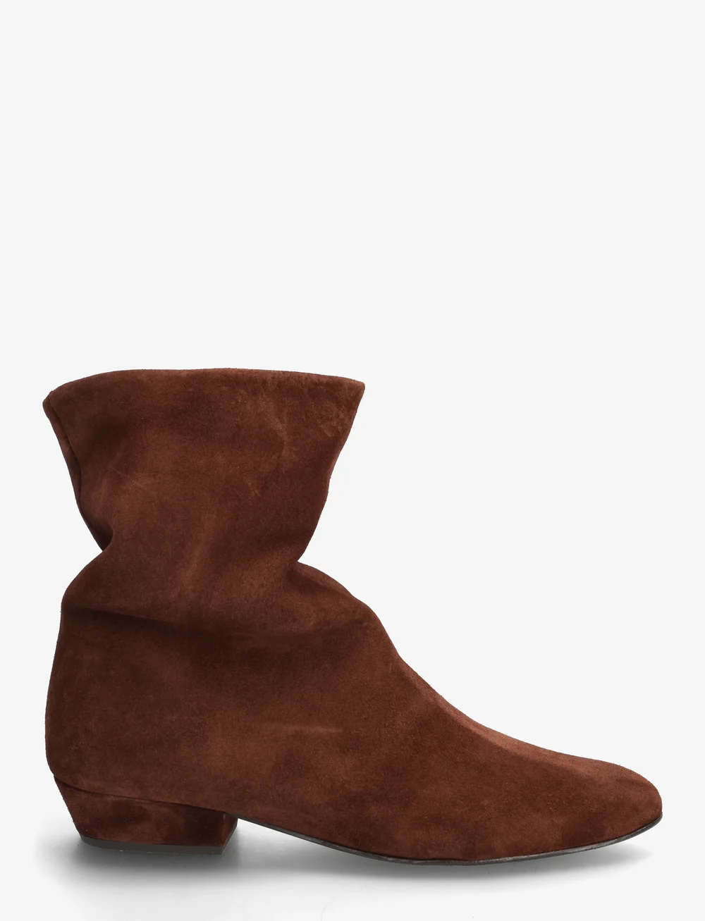 Anonymous Copenhagen - Vully 20 - platte enkellaarsjes - calf suede chocolate - 1