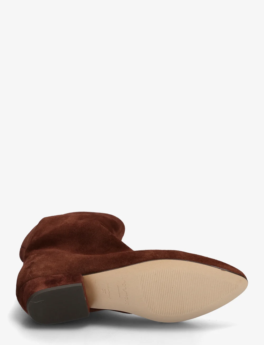 Anonymous Copenhagen - Vully 20 - platte enkellaarsjes - calf suede chocolate - 4