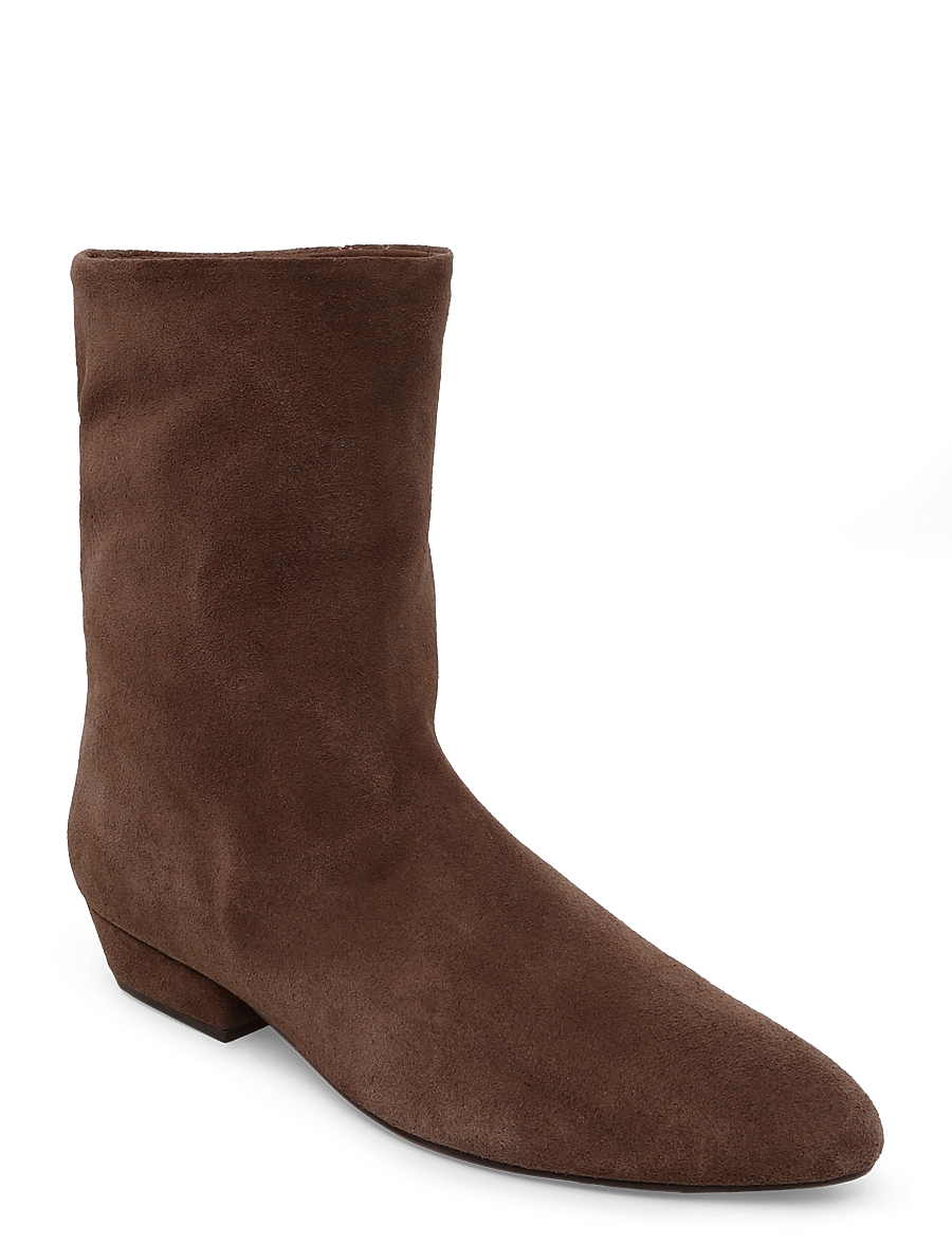 Anonymous Copenhagen - Vully 20 - flache stiefeletten - calf suede coffee brown - 0