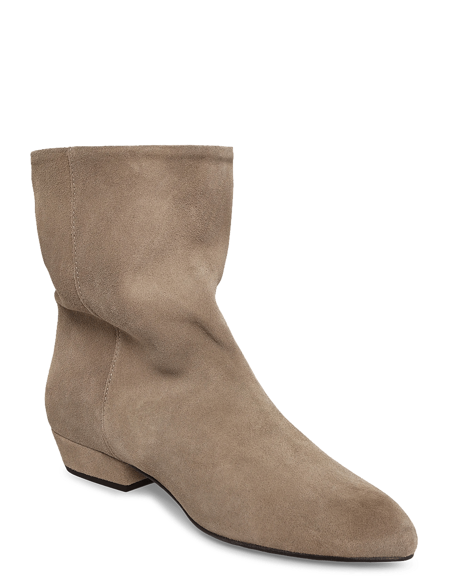 Anonymous Copenhagen - Vully 20 - madalad poolsaapad - calf suede mushroom - 0
