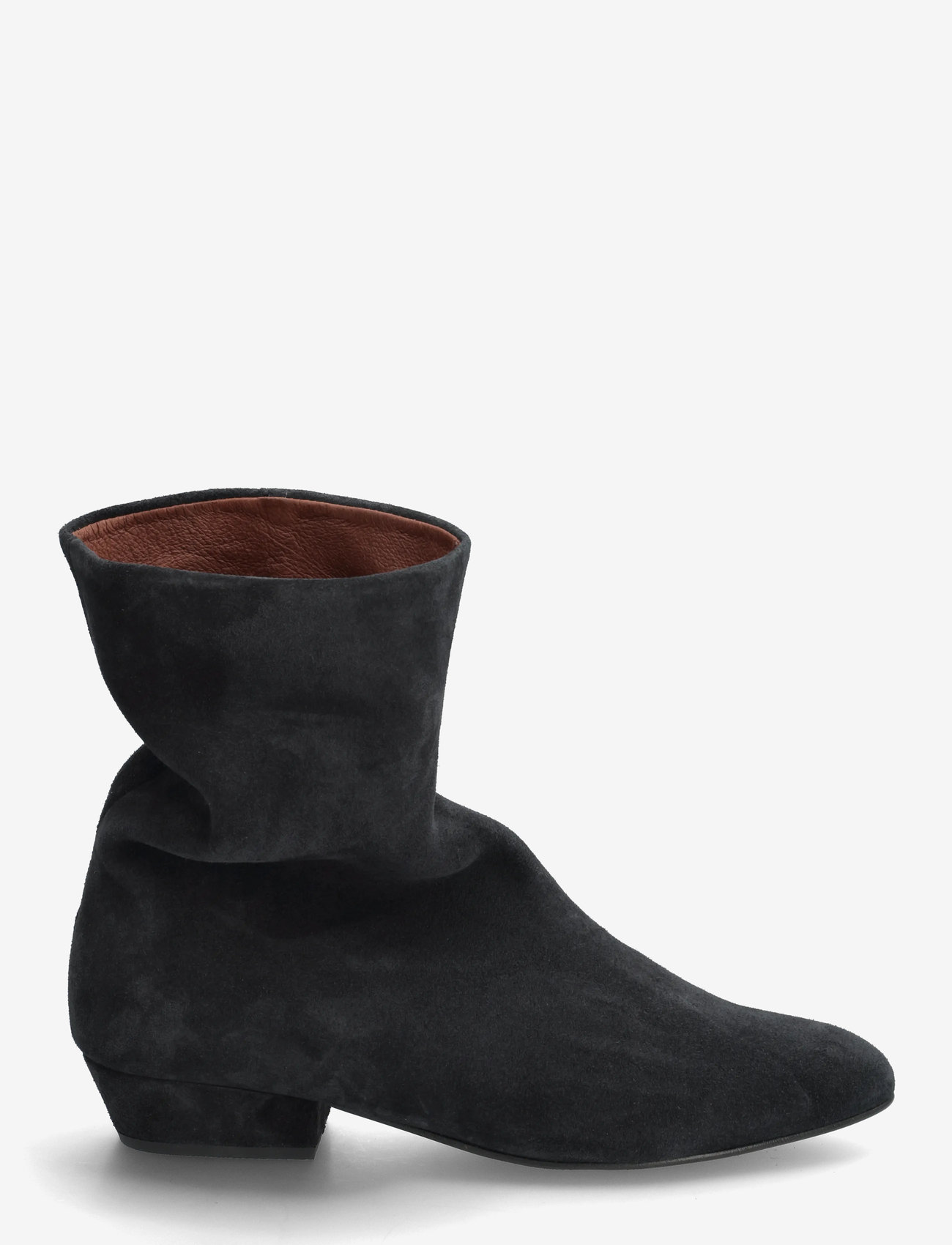 Anonymous Copenhagen - Vully 20 - platta ankelboots - calf suede off black - 1
