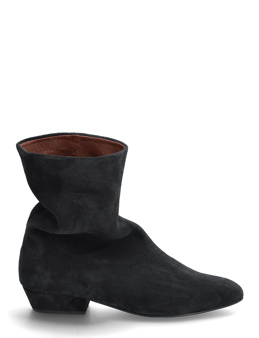 Anonymous Copenhagen - Vully 20 - flache stiefeletten - calf suede off black - 1