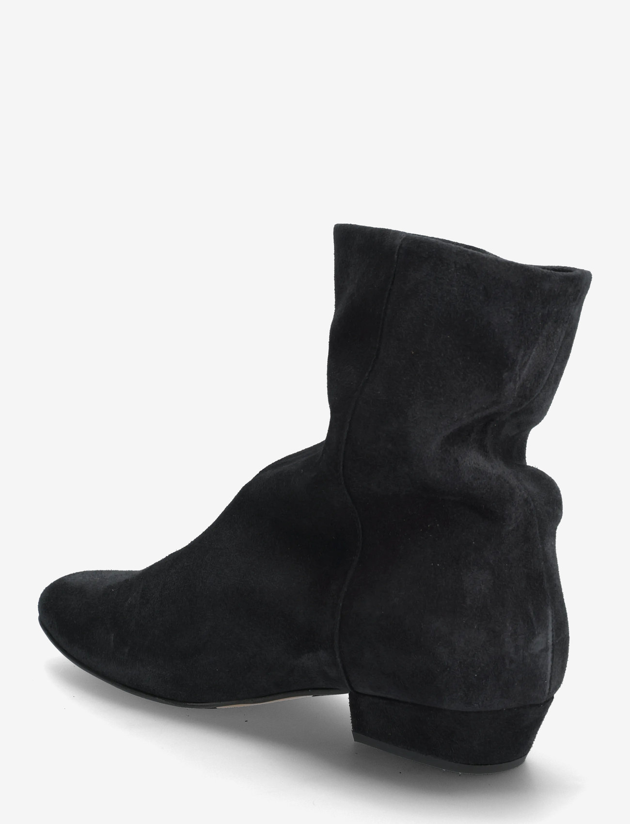 Anonymous Copenhagen - Vully 20 - platta ankelboots - calf suede off black - 2