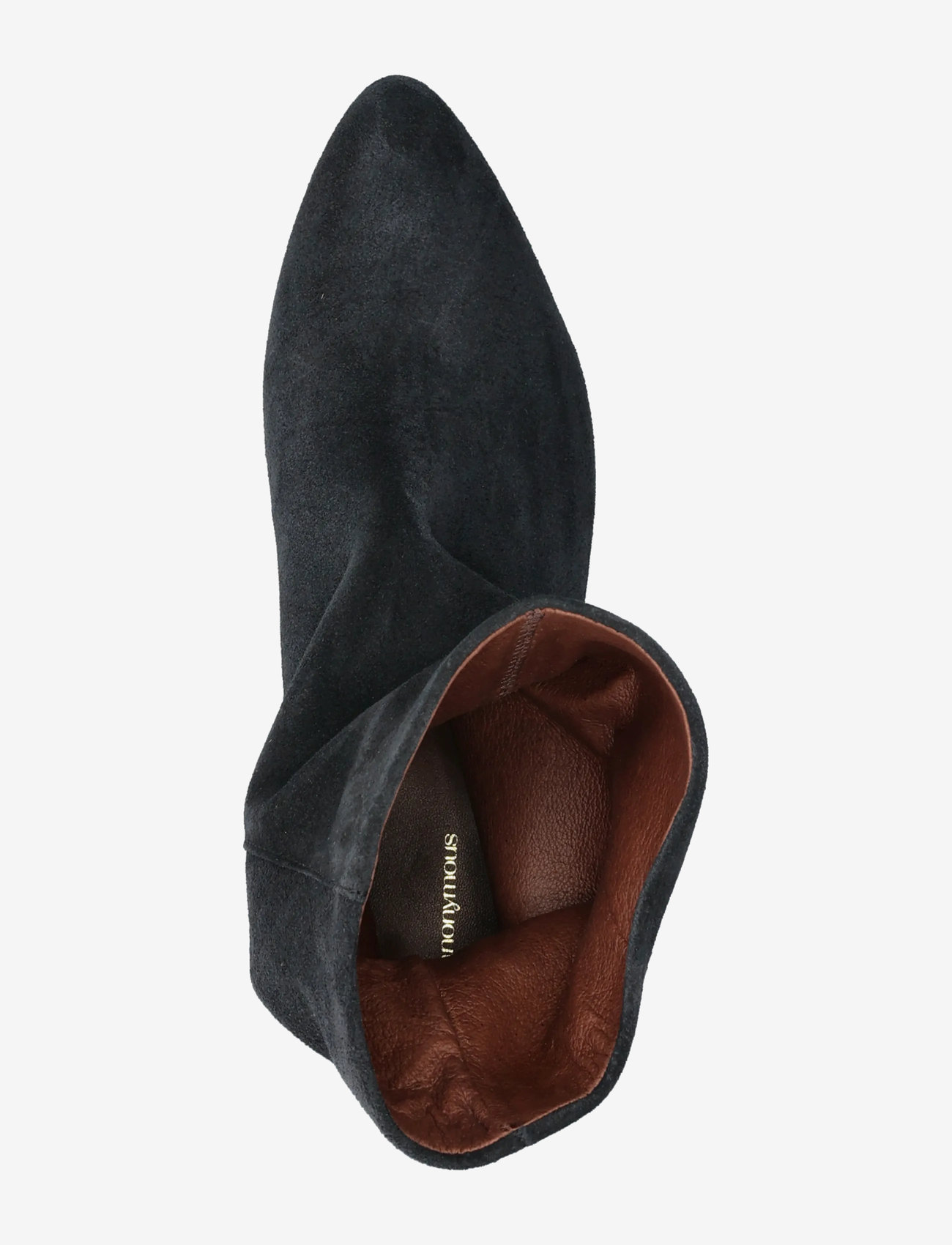 Anonymous Copenhagen - Vully 20 - platta ankelboots - calf suede off black - 3