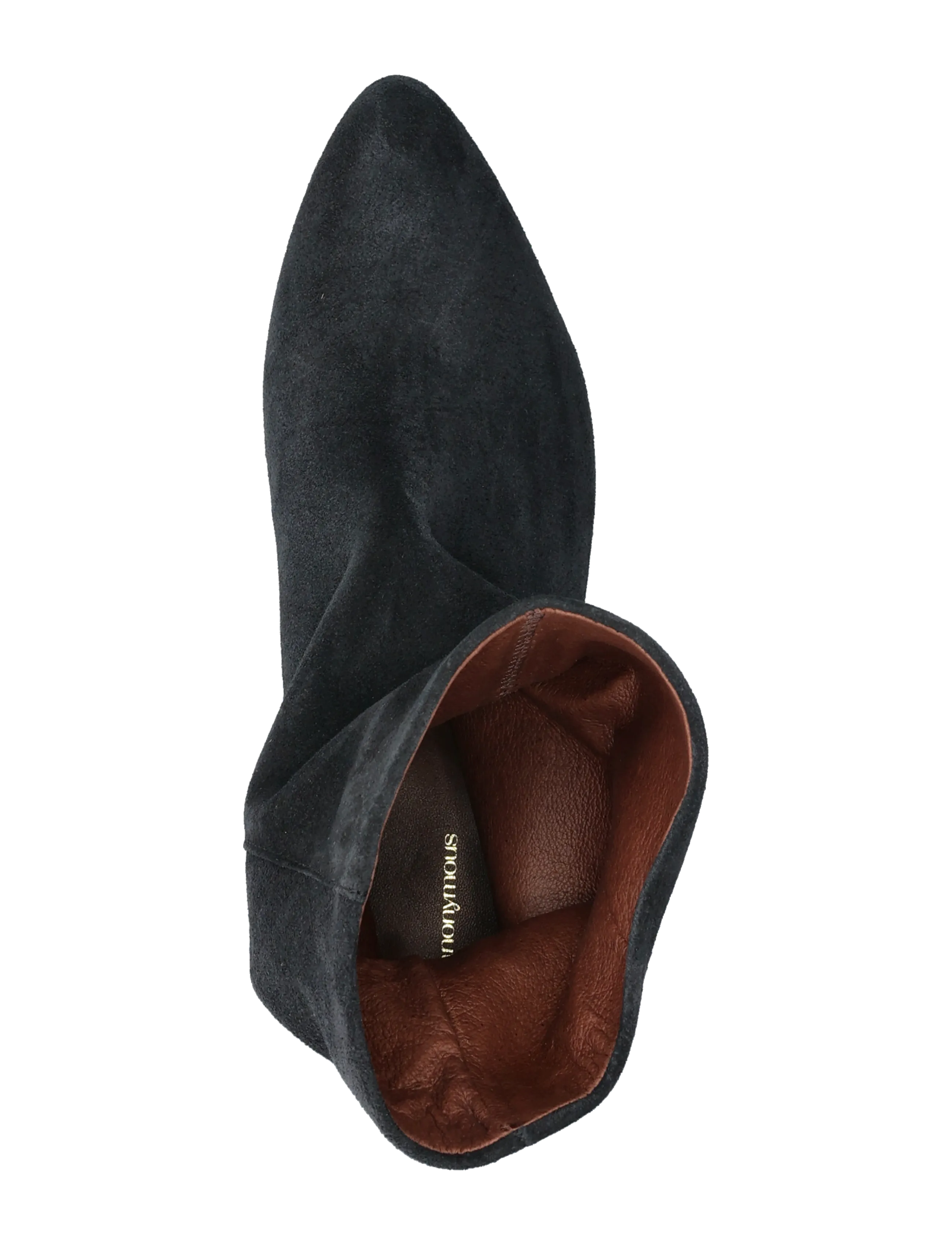 Anonymous Copenhagen - Vully 20 - flache stiefeletten - calf suede off black - 3