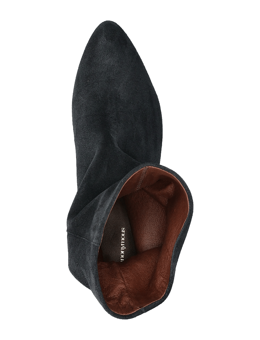 Anonymous Copenhagen - Vully 20 - flache stiefeletten - calf suede off black - 3