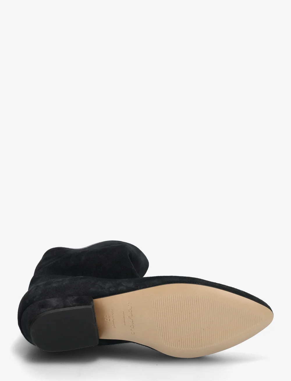 Anonymous Copenhagen - Vully 20 - puszābaki bez papēža - calf suede off black - 4