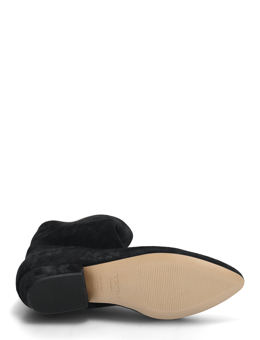 Anonymous Copenhagen - Vully 20 - flache stiefeletten - calf suede off black - 4