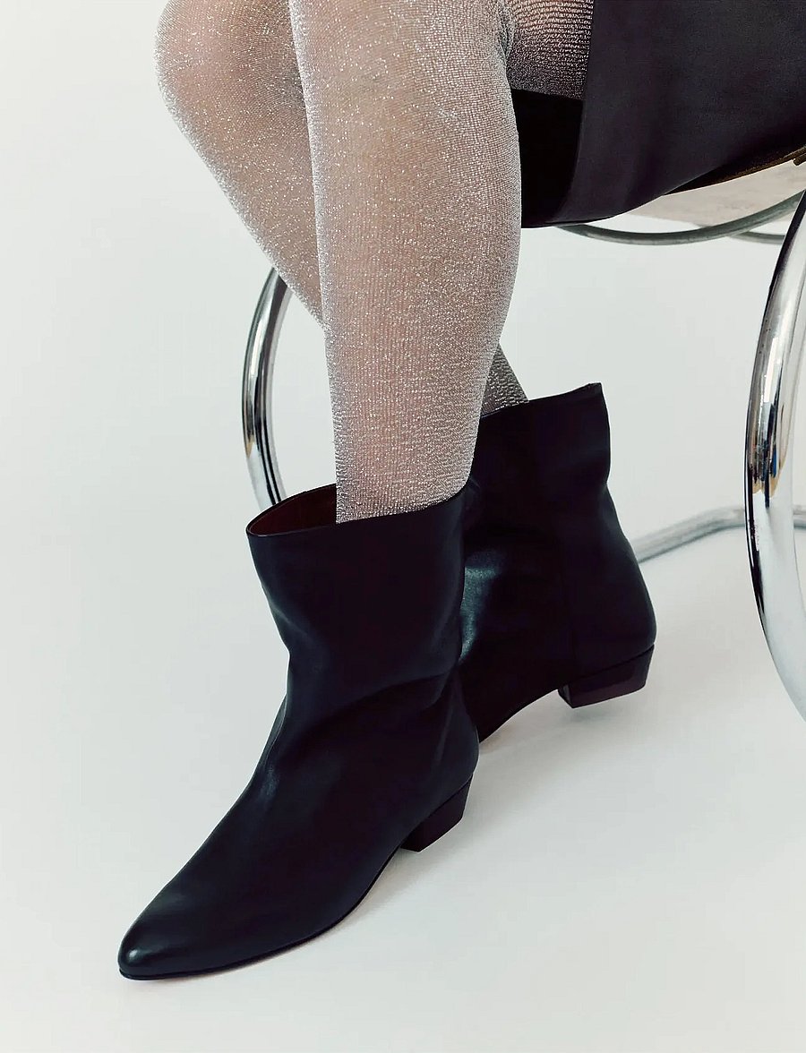Anonymous Copenhagen - Vully 20 - puszābaki bez papēža - soft calf black - 0