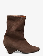 Anonymous Copenhagen - Vully 50 Triangle - høj hæl - calf suede coffee brown - 1