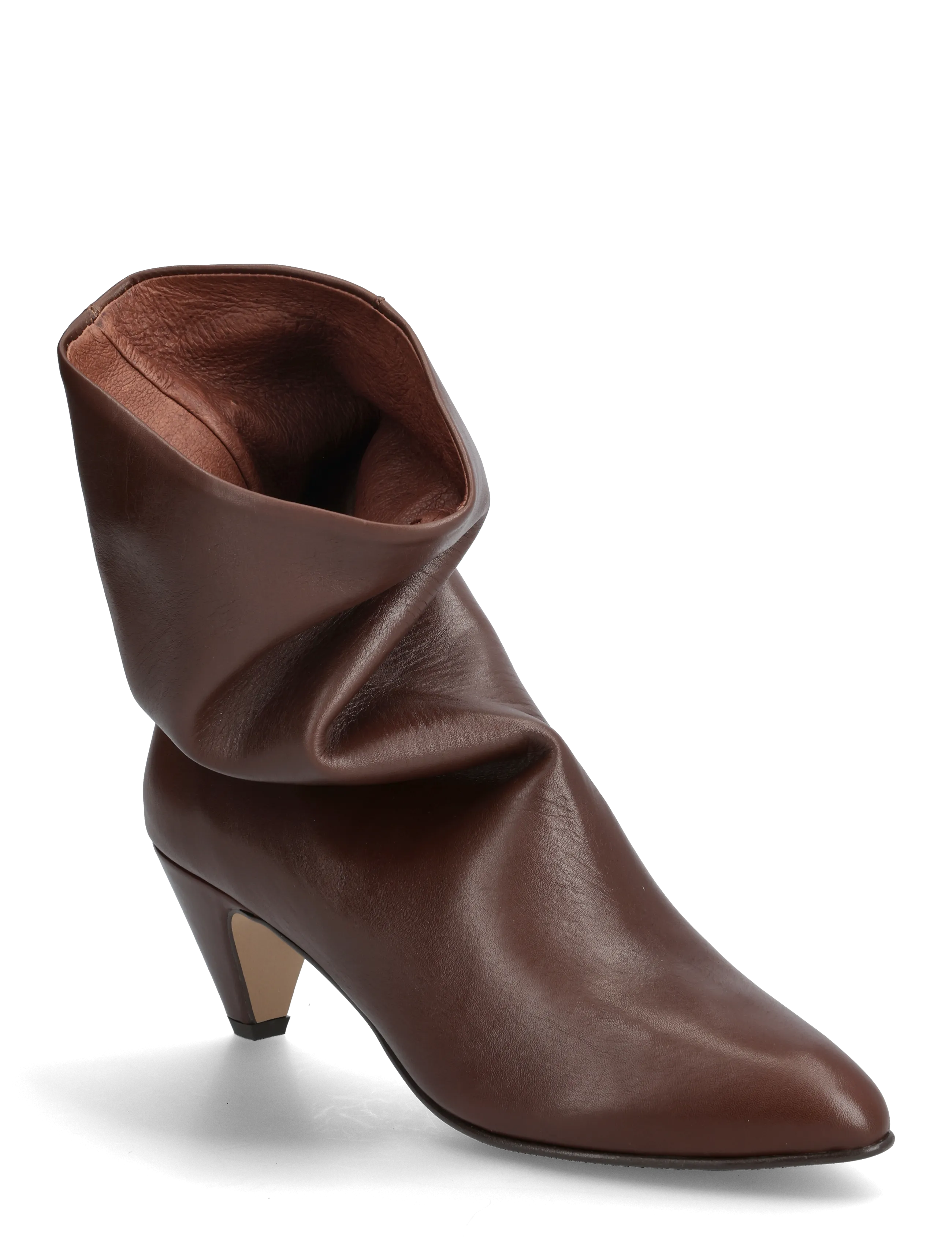 Anonymous Copenhagen - Vully 50 stiletto - kontsaga poolsaapad - soft calf chocolate - 0
