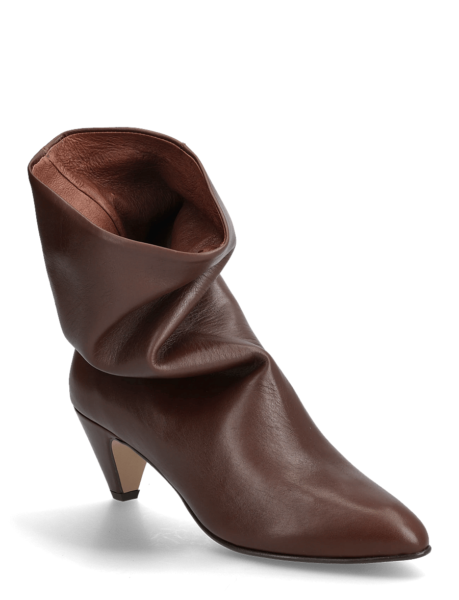 Anonymous Copenhagen - Vully 50 stiletto - kontsaga poolsaapad - soft calf chocolate - 0