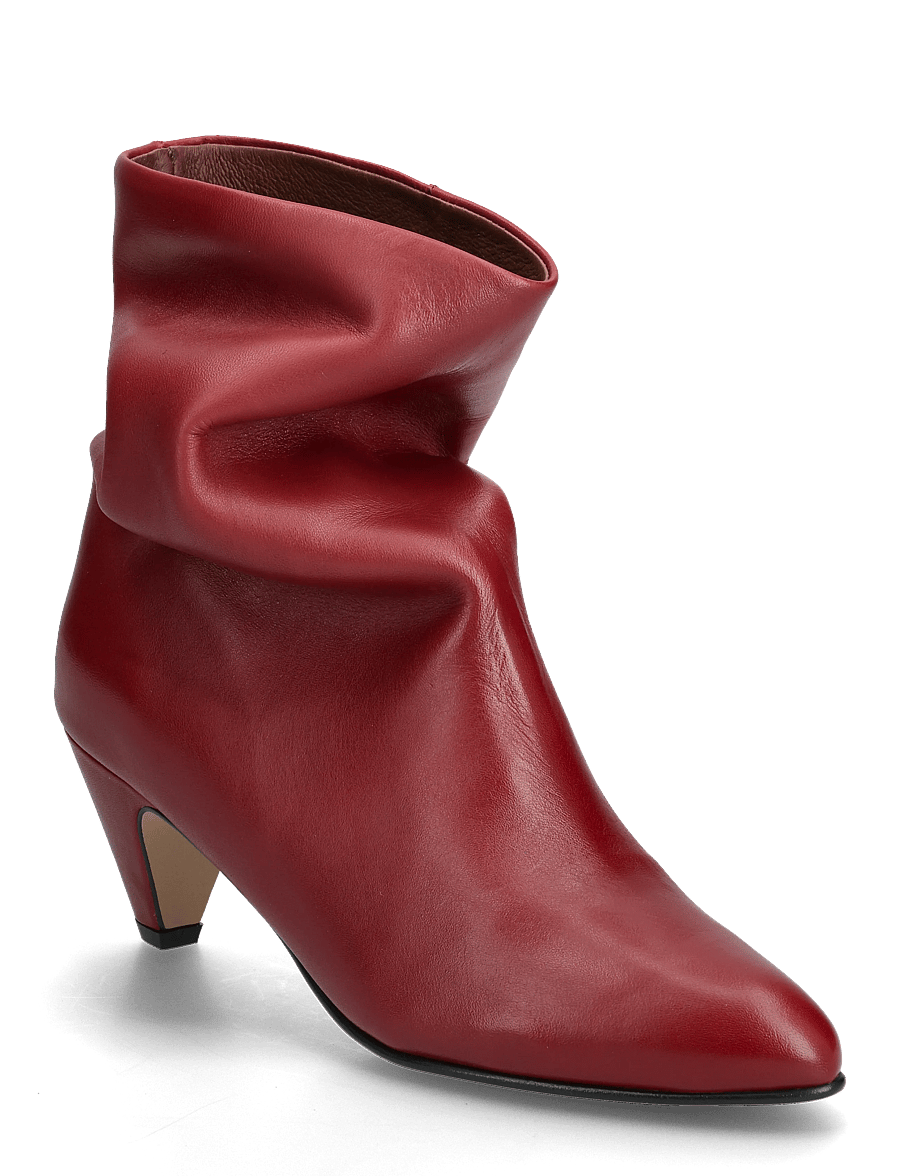 Anonymous Copenhagen - Vully 50 stiletto - botki na obcasie - soft calf pomegranate - 0