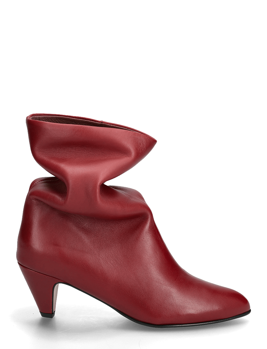 Anonymous Copenhagen - Vully 50 stiletto - botki na obcasie - soft calf pomegranate - 1