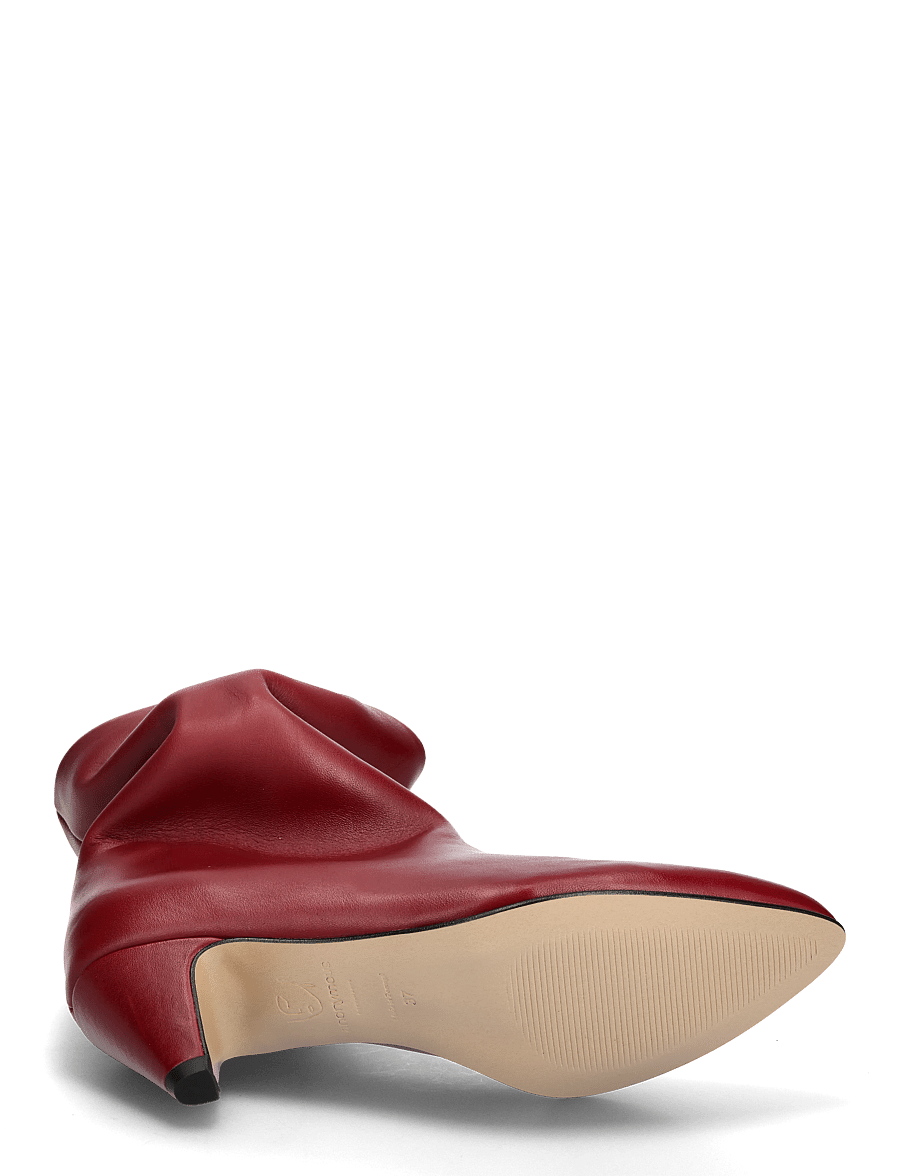 Anonymous Copenhagen - Vully 50 stiletto - botki na obcasie - soft calf pomegranate - 4