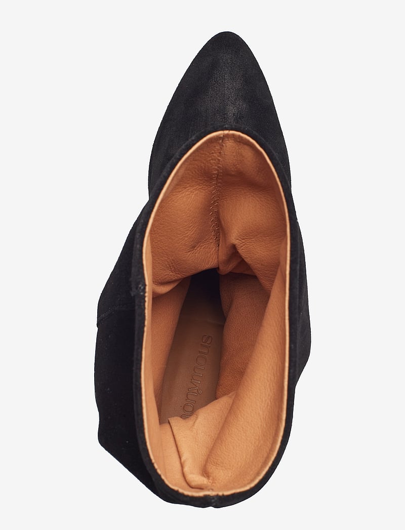 Anonymous Copenhagen - Vully 50 triangle - kontsaga poolsaapad - calf suede black - 4