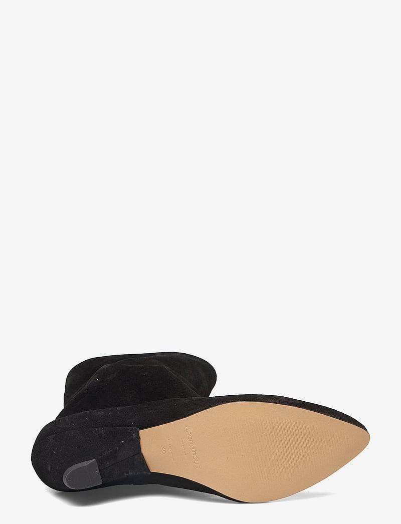 Anonymous Copenhagen - Vully 50 triangle - kontsaga poolsaapad - calf suede black - 5
