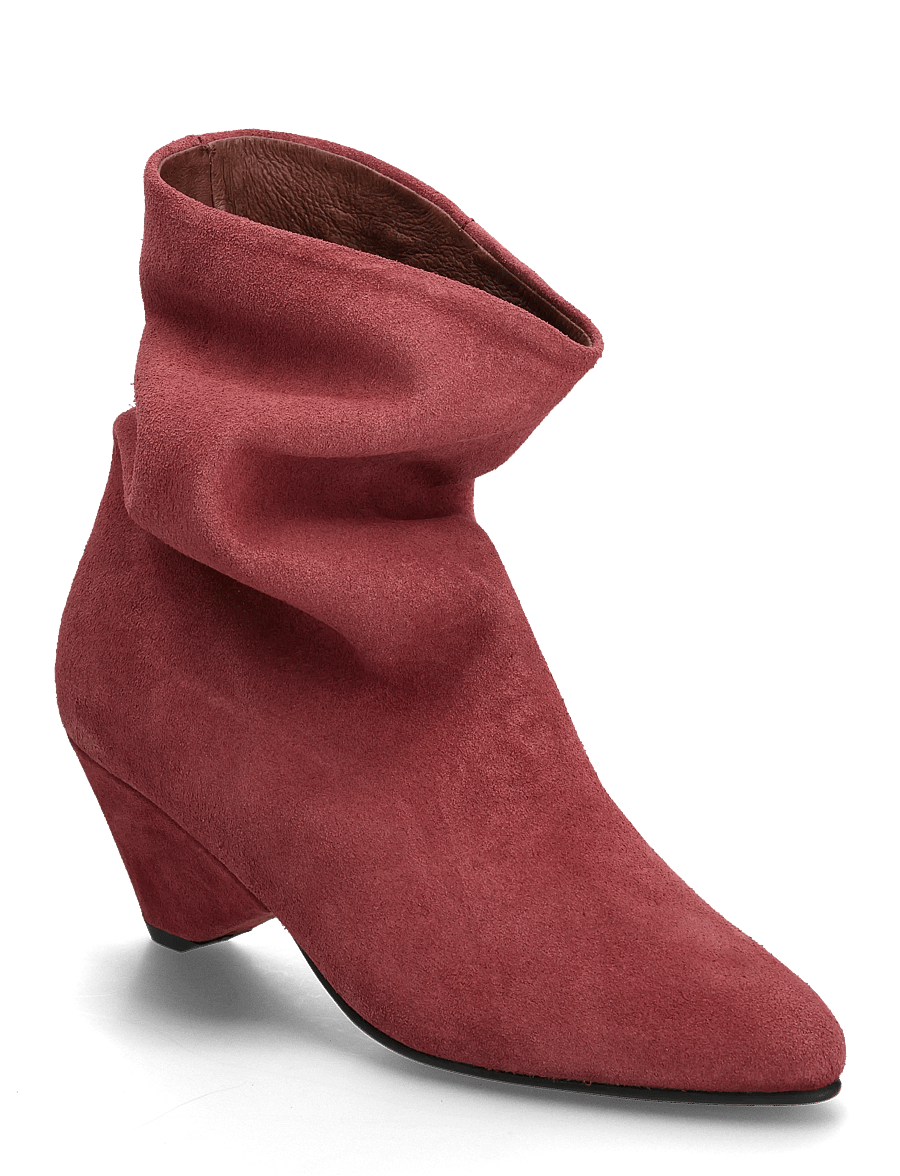 Anonymous Copenhagen - Vully 50 triangle - stövletter - calf suede pomegranate - 0