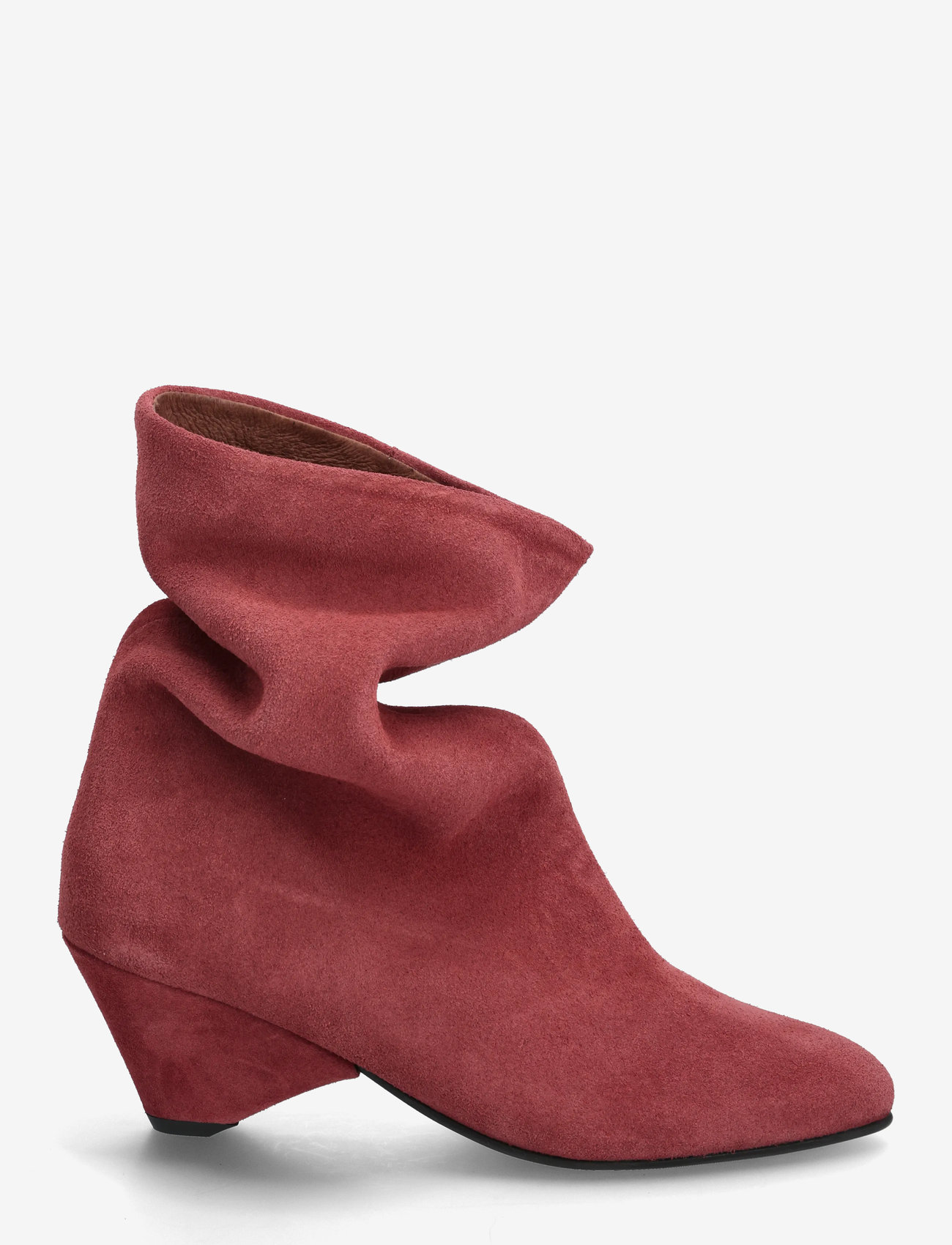 Anonymous Copenhagen - Vully 50 triangle - kõrge konts - calf suede pomegranate - 1