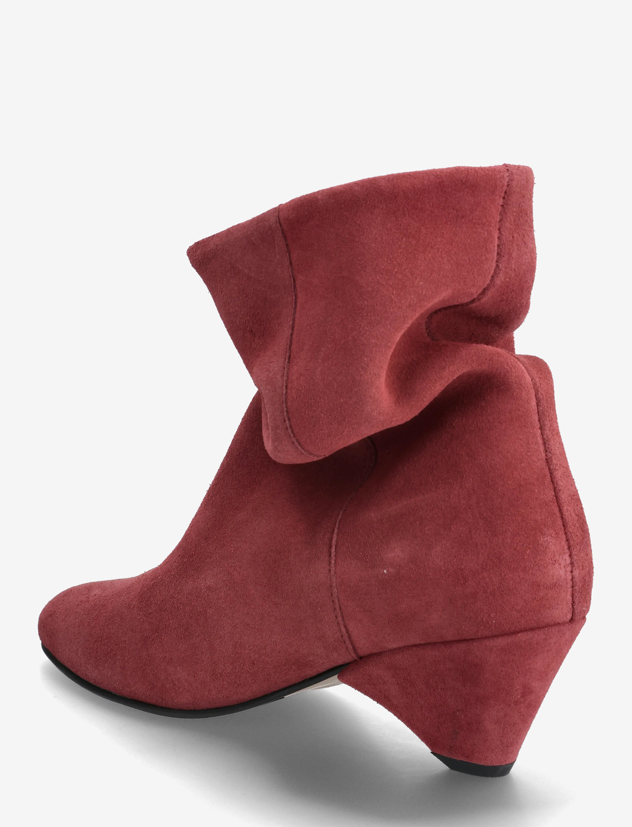 Anonymous Copenhagen - Vully 50 triangle - kõrge konts - calf suede pomegranate - 2