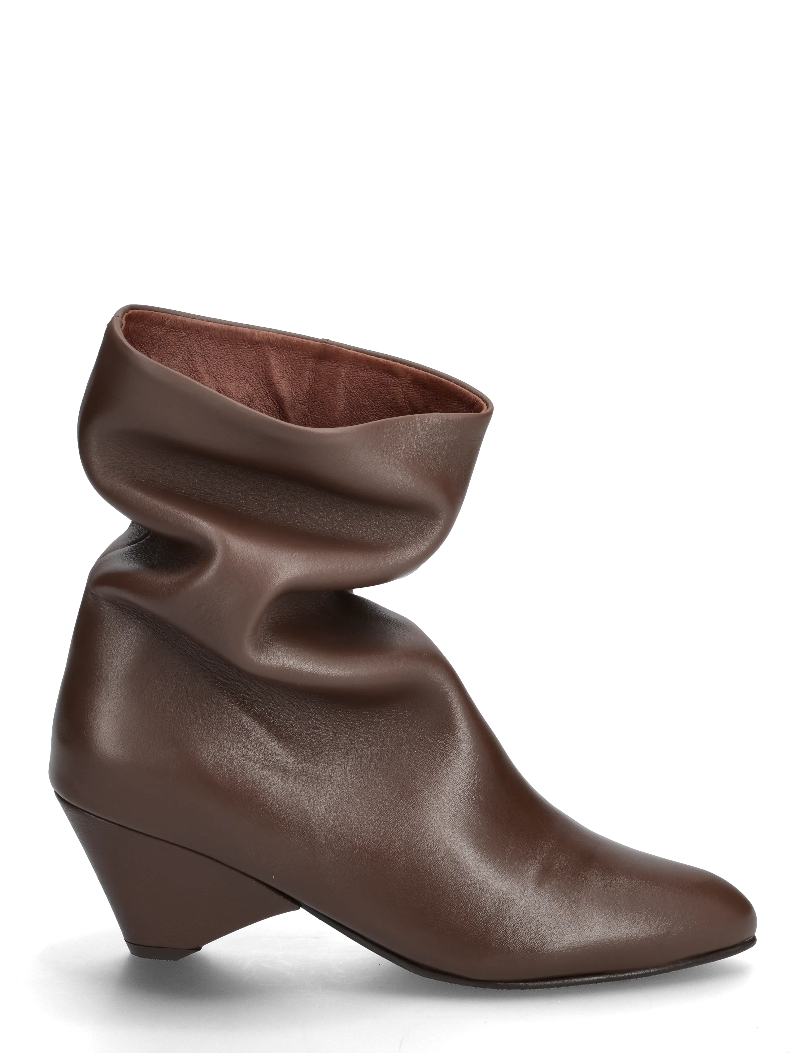 Anonymous Copenhagen - Vully 50 triangle - augstpapēžu puszābaki - soft calf dark taupe - 1