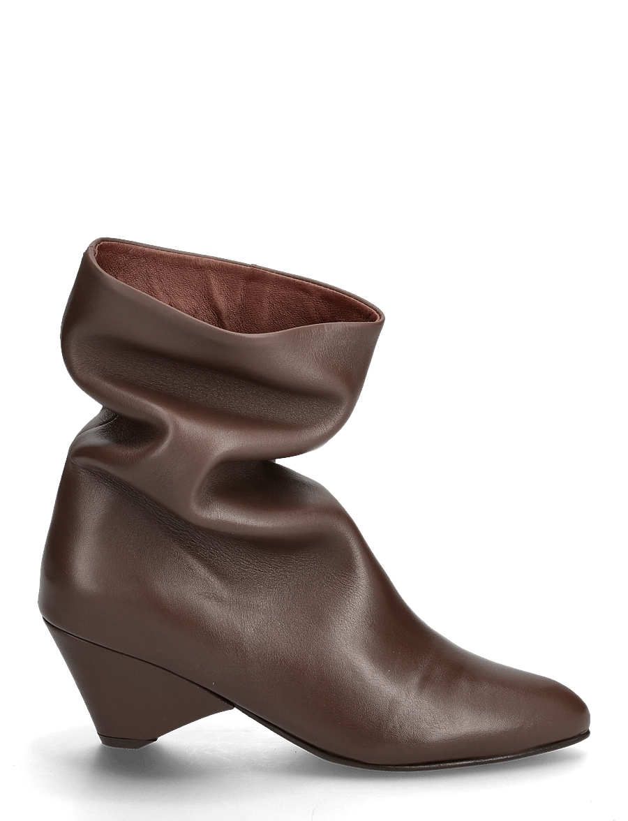 Anonymous Copenhagen - Vully 50 triangle - augstpapēžu puszābaki - soft calf dark taupe - 1