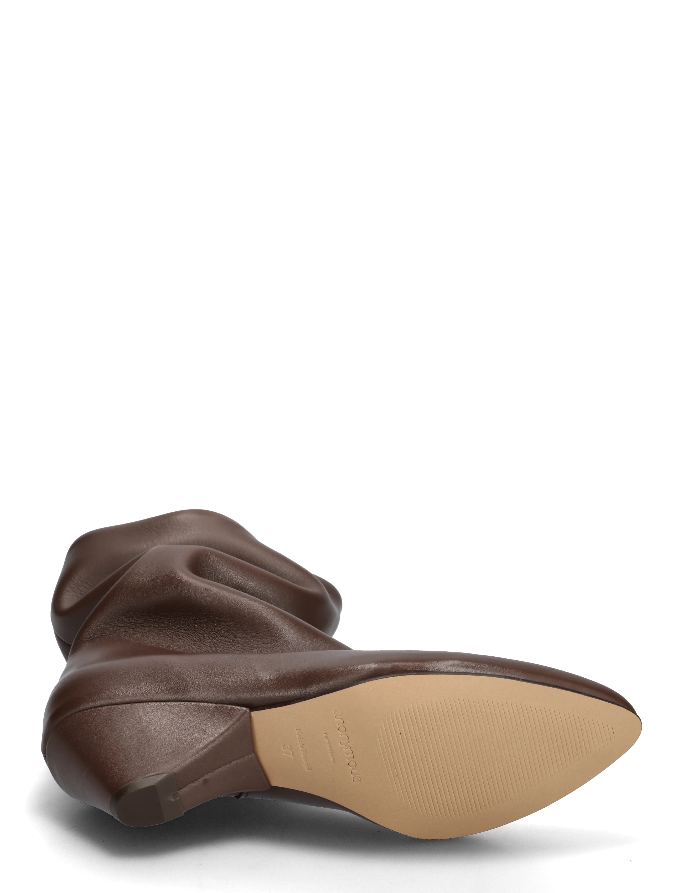 Anonymous Copenhagen - Vully 50 triangle - augstpapēžu puszābaki - soft calf dark taupe - 4