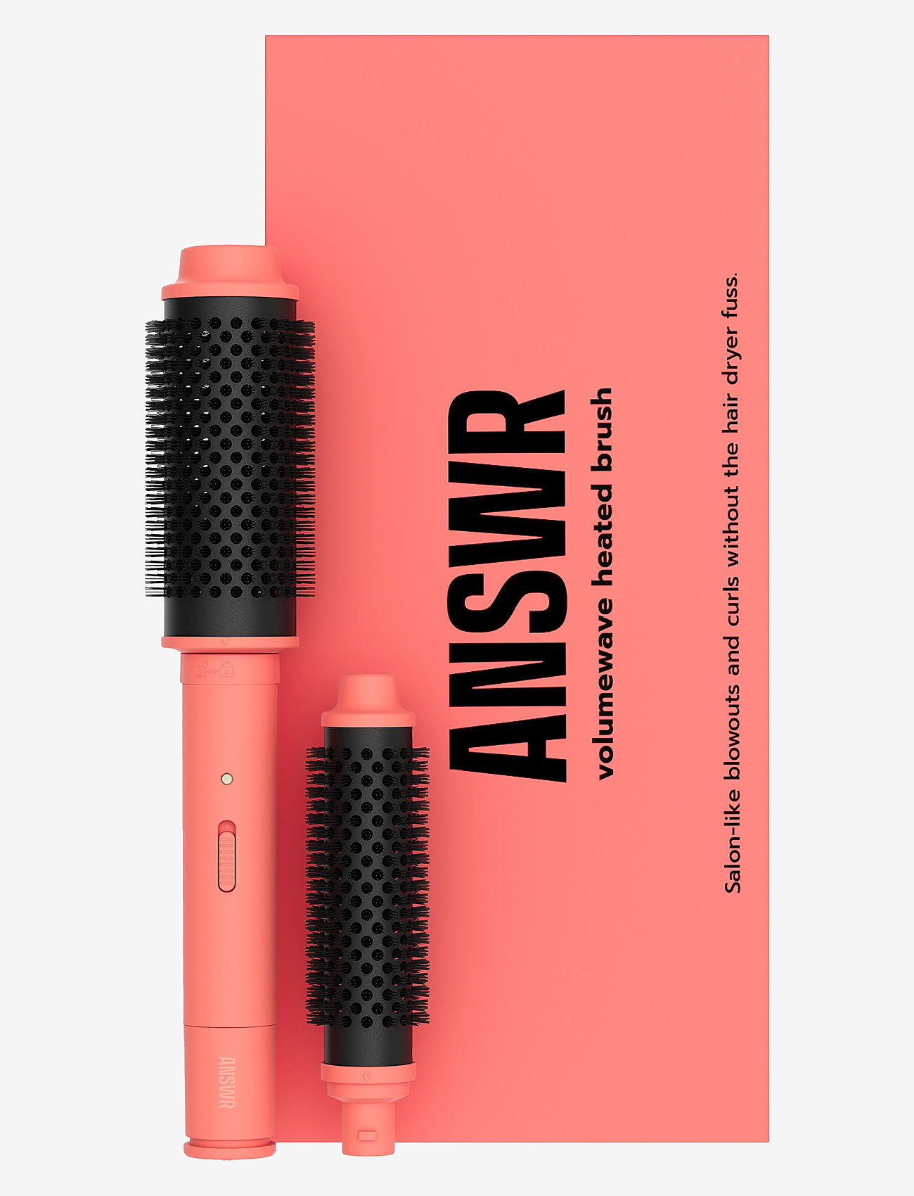 ANSWR - ANSWR Volumewave Heated Brush - lämpöharjat - orange - 0