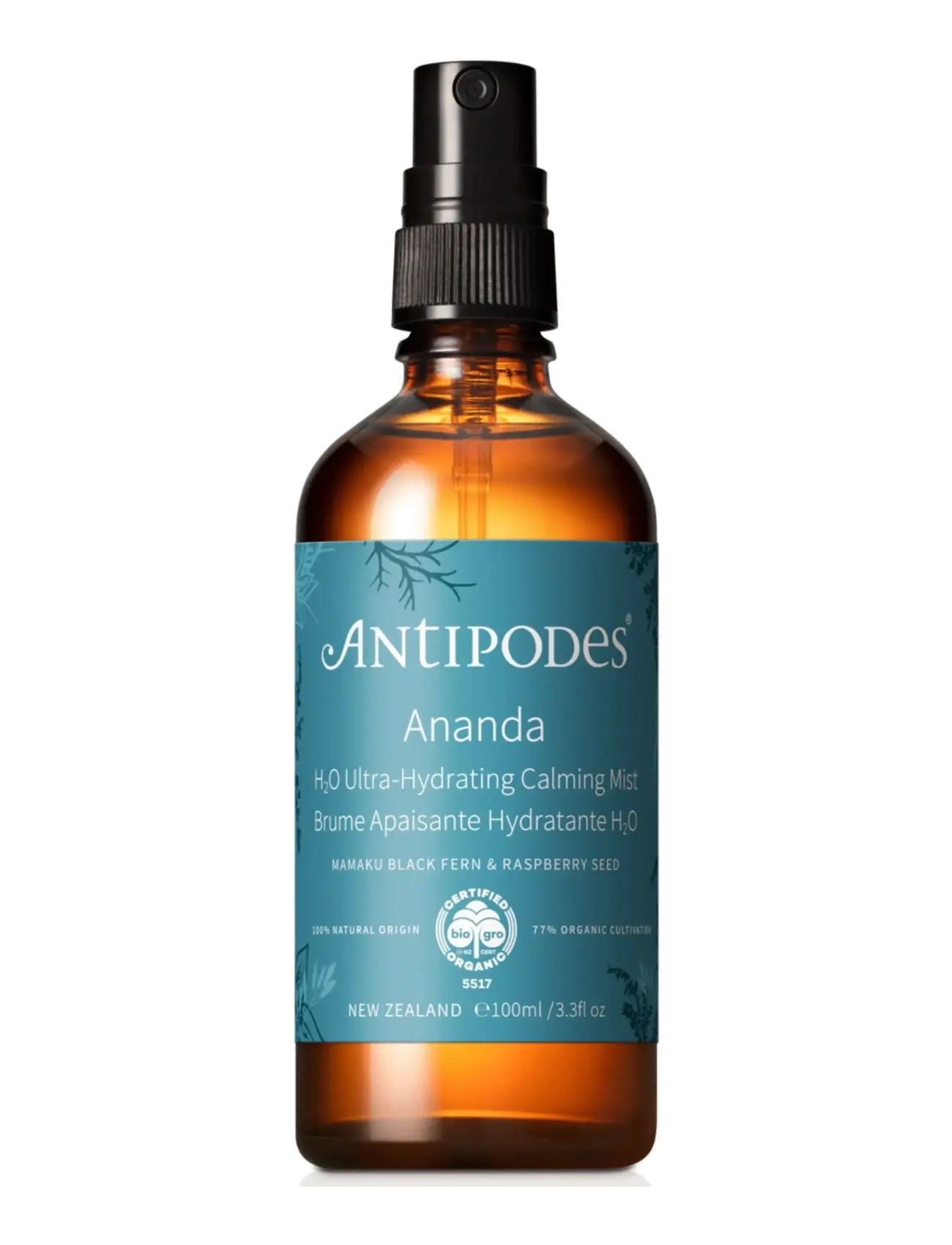 Antipodes Ananda Antioxidant-Rich Toner - Nägu - ANANDA ANTIOXIDANT-RICH GENTLE TONER / clear