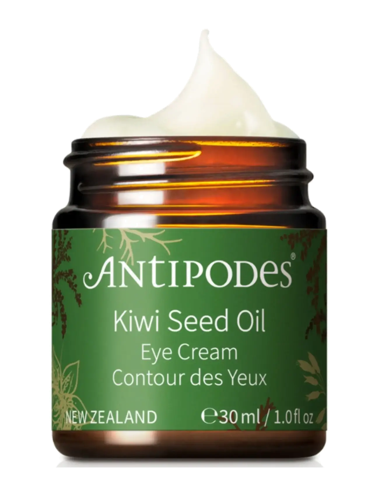 Antipodes Kiwi Seed Oil Eye Cream - Certified vegan products - KIWI SEED OIL EYE CREAM / clear