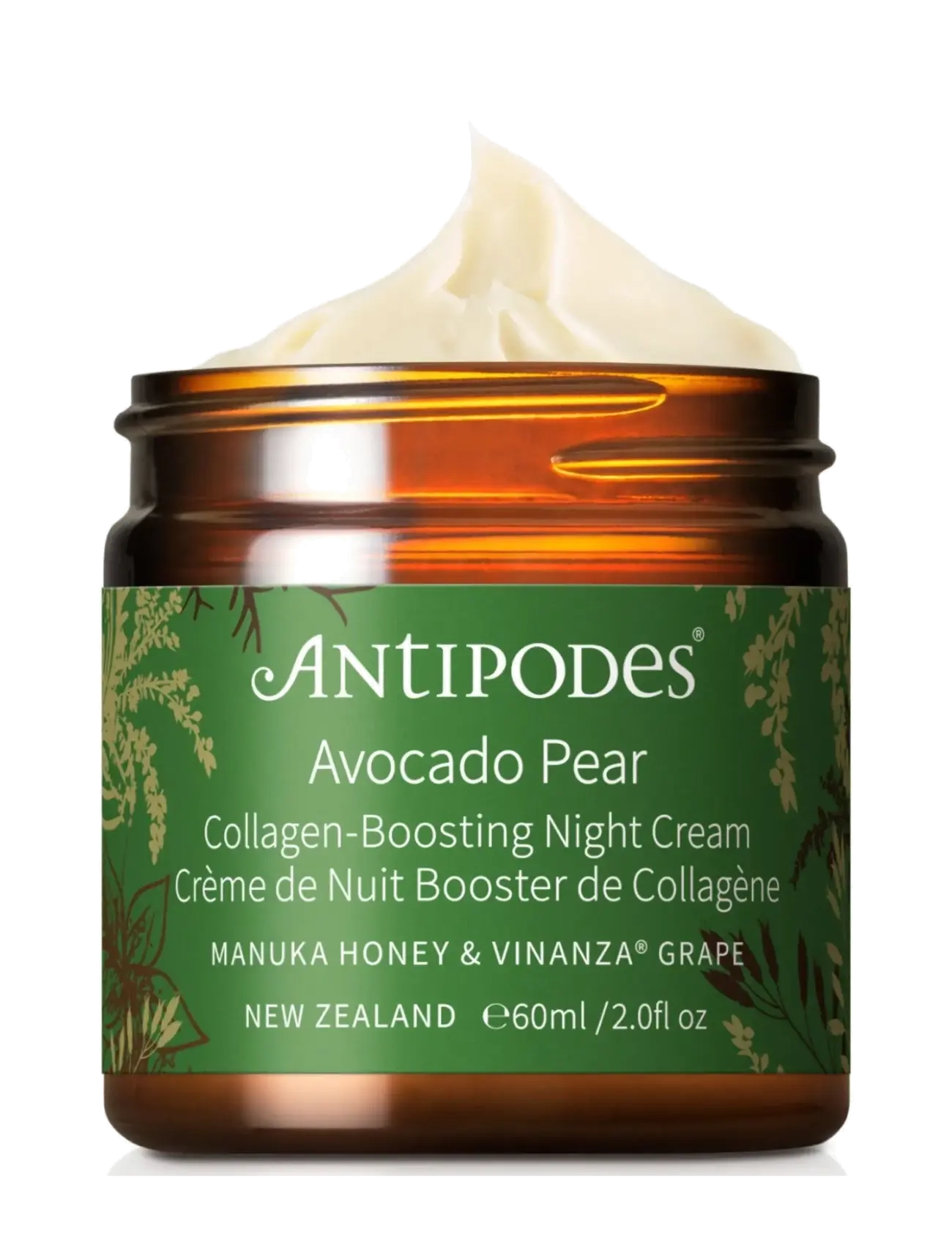 Antipodes Avocado Pear Nourishing Night Cream - Visa allt - AVOCADO PEAR NOURISHING NIGHT CREAM / clear