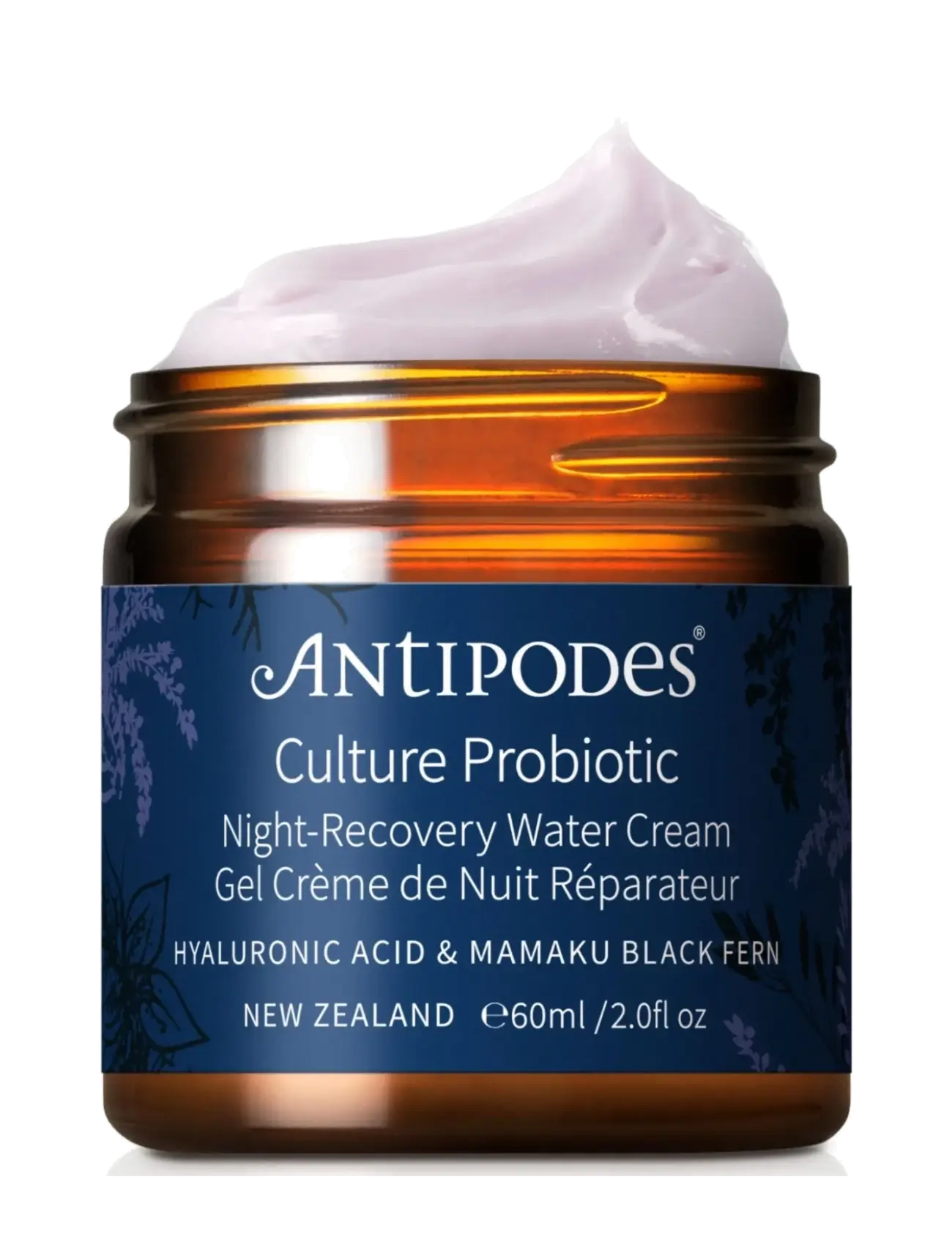 Antipodes Culture Probiotic Night Cream - Ilutooted meestele - CULTURE PROBIOTIC NIGHT RECOVERY WATER CREAM / clear