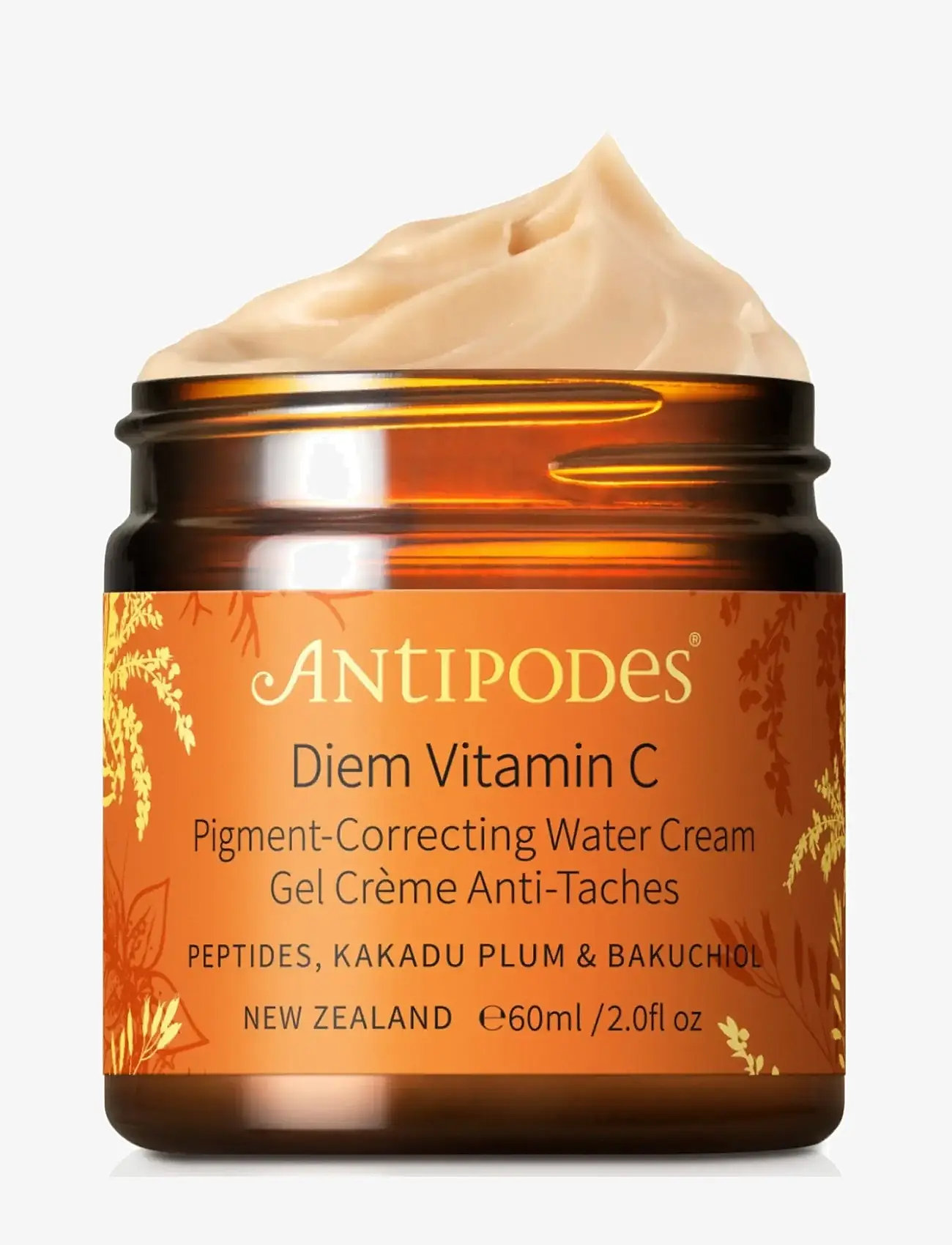 Antipodes - Diem Vitamin C Pignent-Correcting Cream - päivävoiteet - diem vitamin c collagen water cream - 1