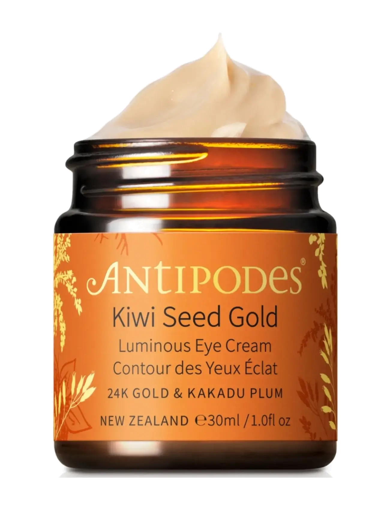Antipodes Kiwi Seed Gold Luminous Eye Cream - Pakkumised - KIWI SEED GOLD LUMINOUS EYE CREAM / clear