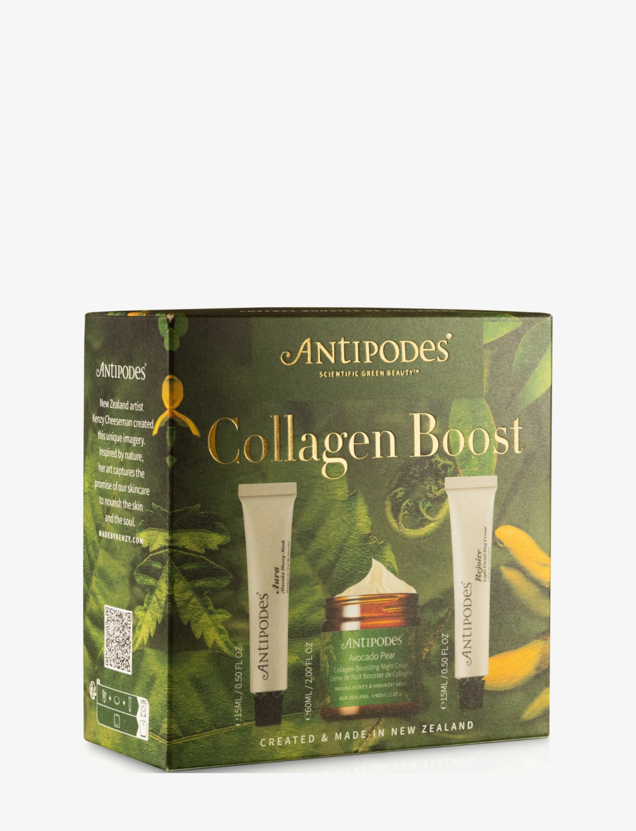 Antipodes Collagen Boost Skincare Set - Til hende - COLLAGEN BOOST SKINCARE SET / clear