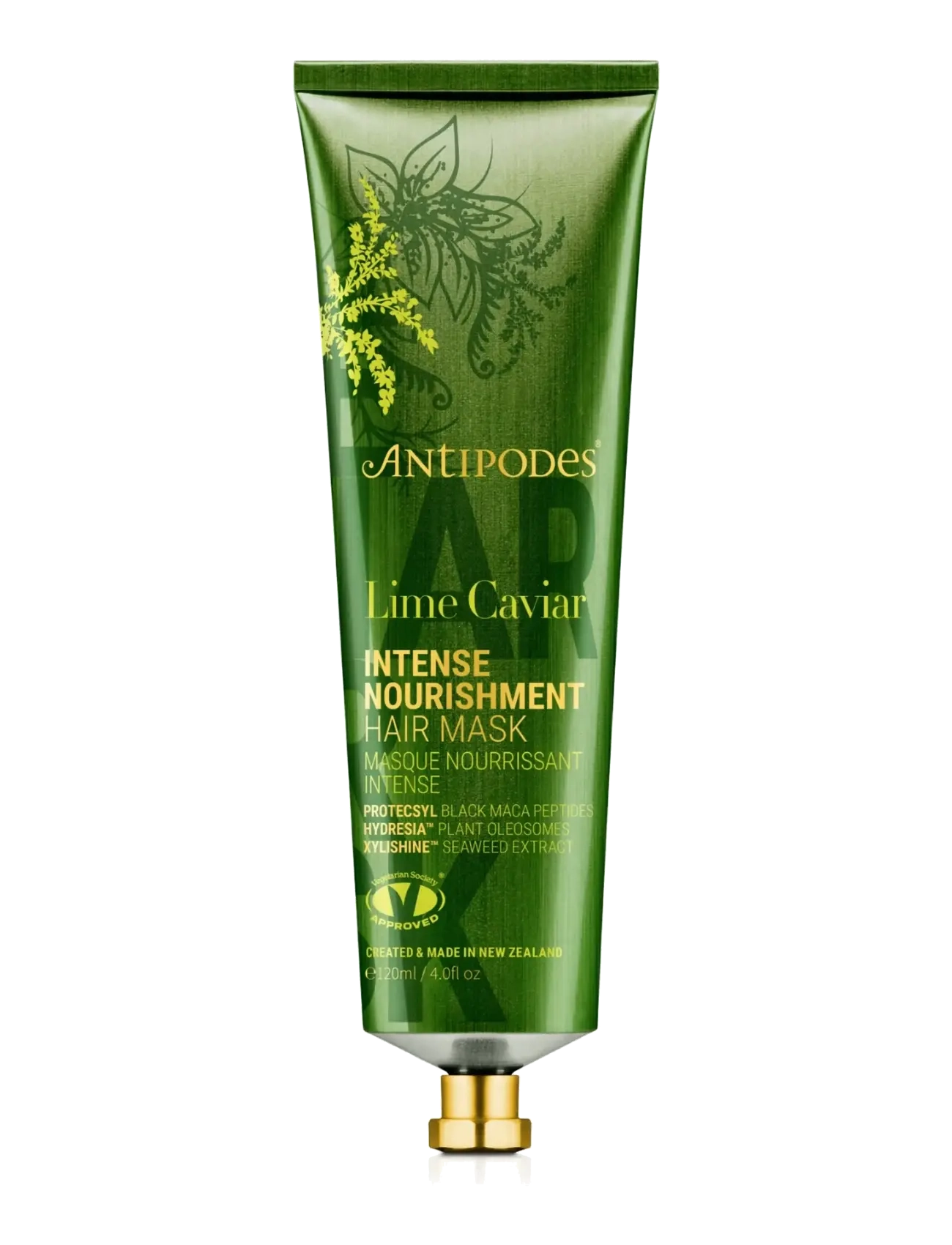 Antipodes Lime Caviar Intense Nourishment Hair Mask, Hair Ansigtsmaske, Nude, Str: 340 ML