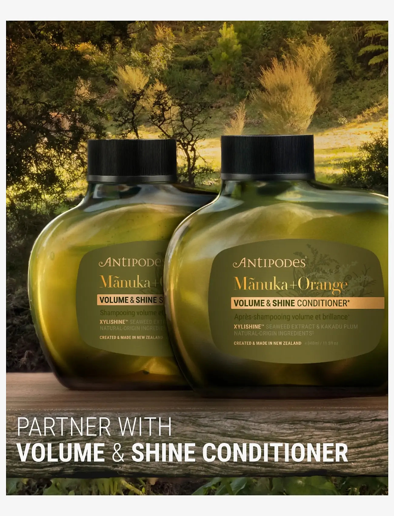 Antipodes - Manuka + Orange Volume & Shine Shampoo - shampoo - clear - 3