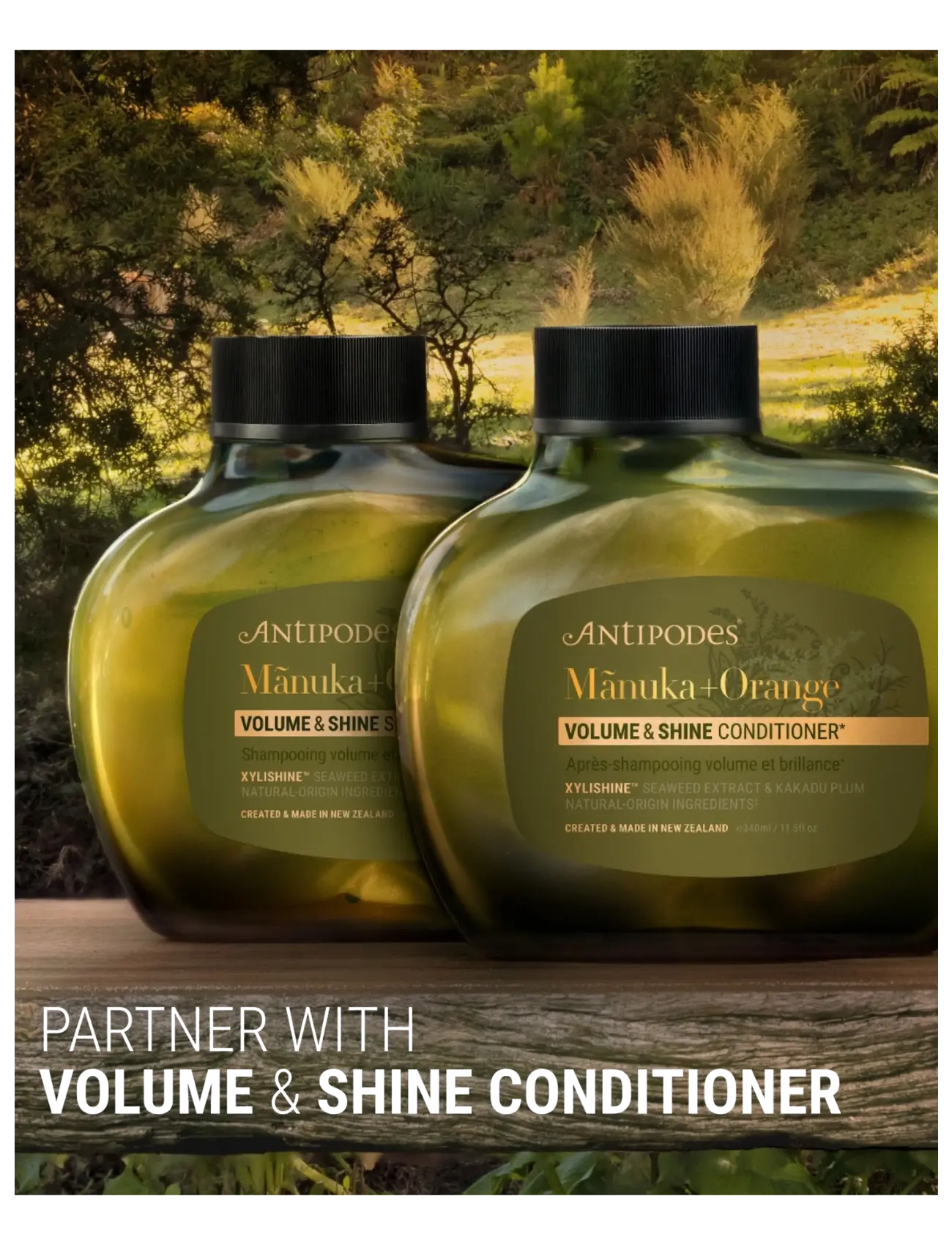 Antipodes - Manuka + Orange Volume & Shine Shampoo - shampoo - clear - 3
