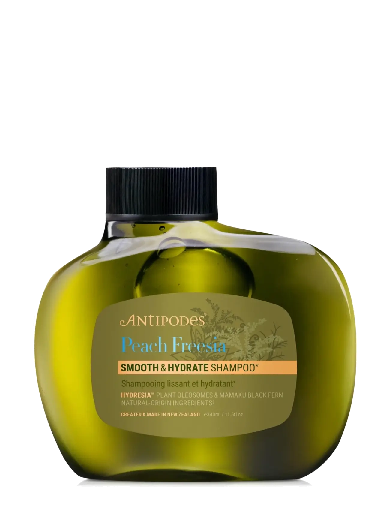 Antipodes Peach + Freesia Smooth & Hydrate Shampoo, Shampoo, Nude, Str: 340 ML