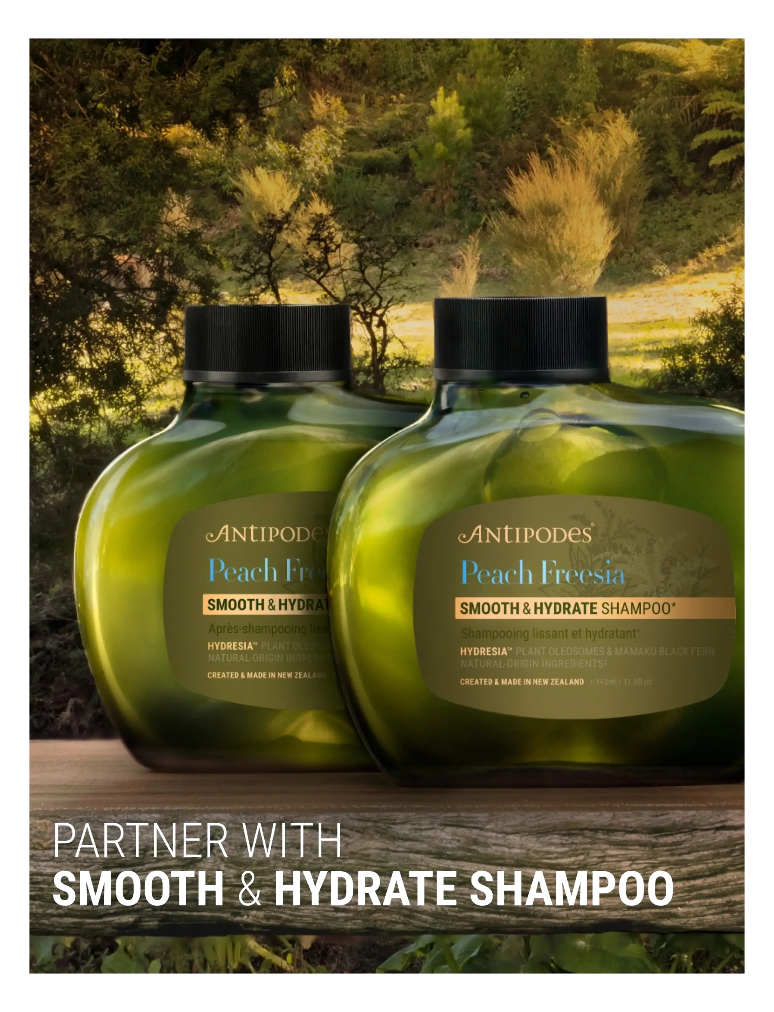 Antipodes - Peach + Freesia Smooth & Hydrate Conditioner - balsam - clear - 3