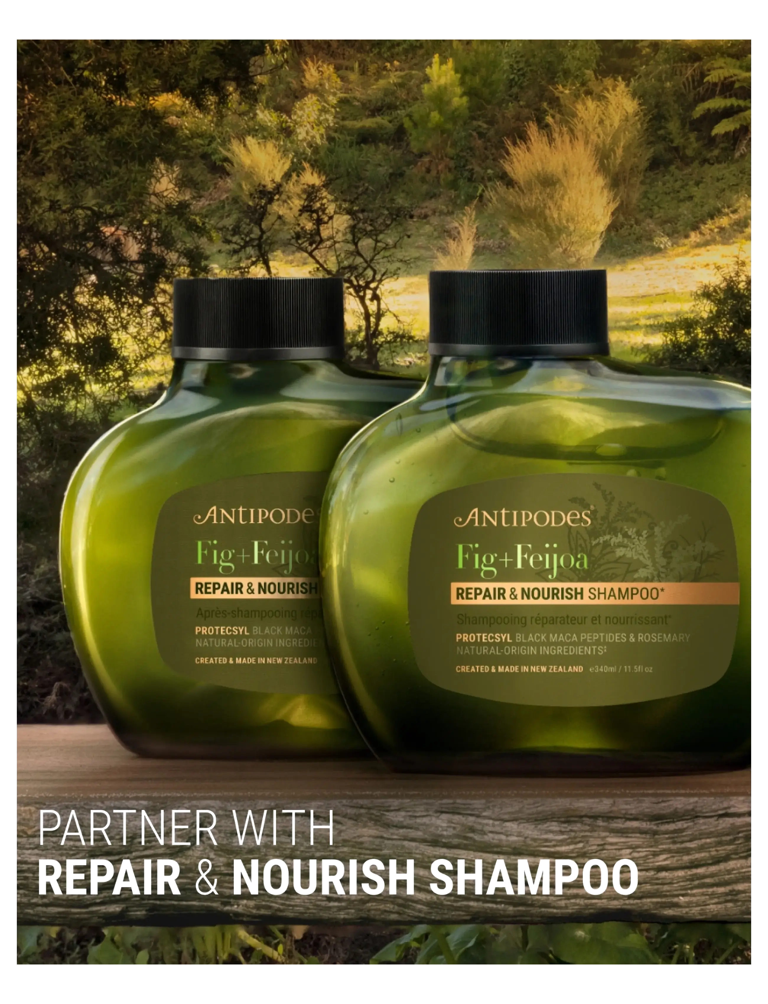 Antipodes - Fig + Feijoa Repair & Nourish Conditioner - balsam - clear - 3