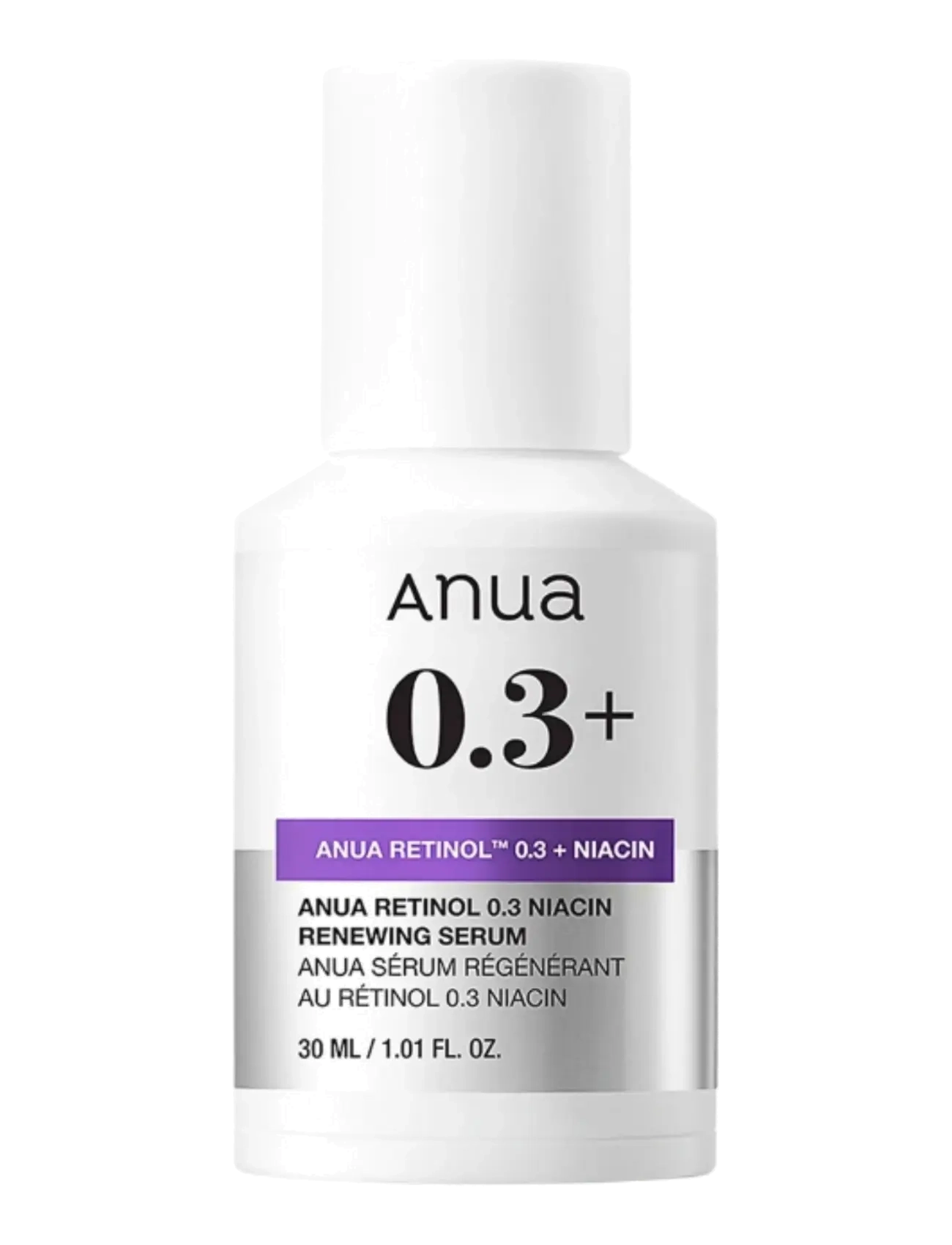 Anua - Retinol 0.3% + Niacin Renewing Serum - clear - 1